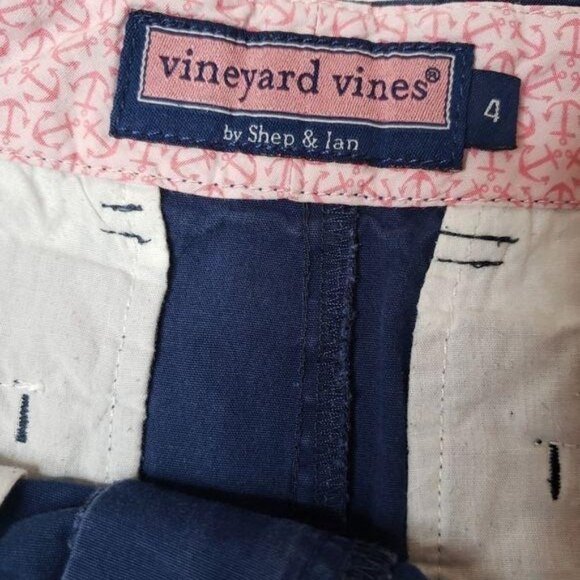 Vineyard Vines Womens Navy Blue Cotton golf mini Skirt with pockets Size 4 - Picture 3 of 3